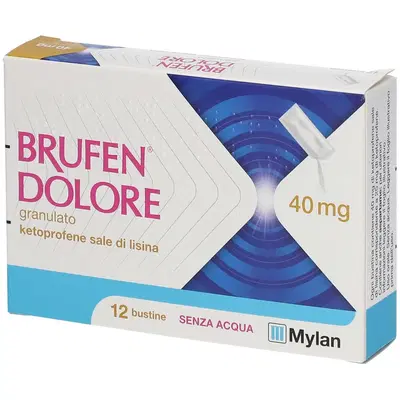 BRUFEN DOLORE granulato 12 bustine 40 mg BRUFEN DOLORE granulato 12 bustine 40 mg