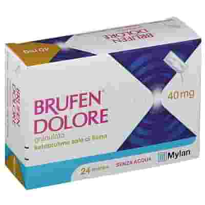 BRUFEN DOLORE granulato 24 bustine 40 mg