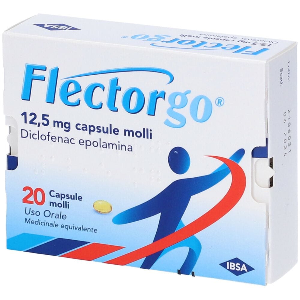 FLECTORGO 20 capsule molli 12,5 mg