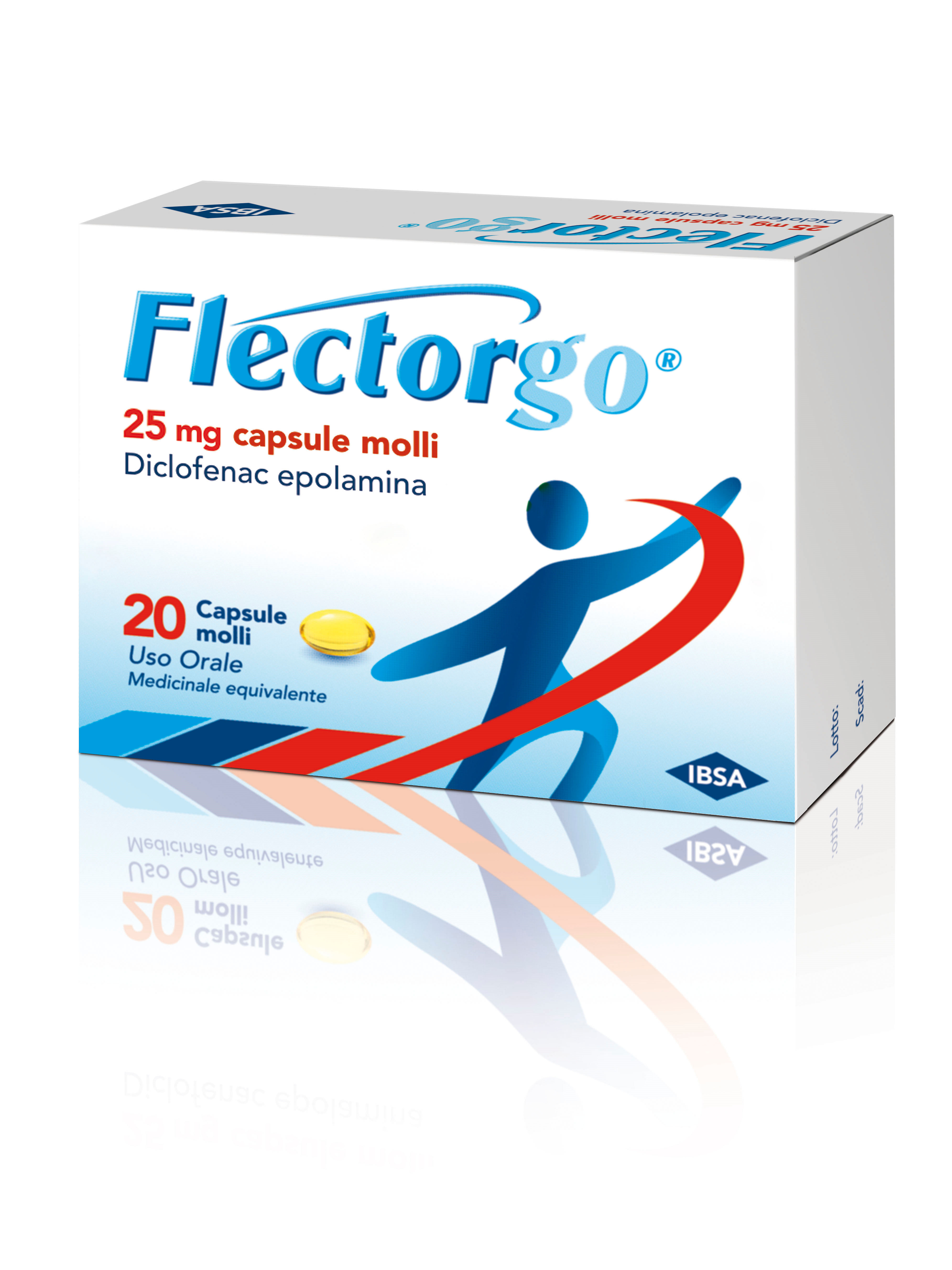 Flectorgo 20 Capsule Molli 25 Mg