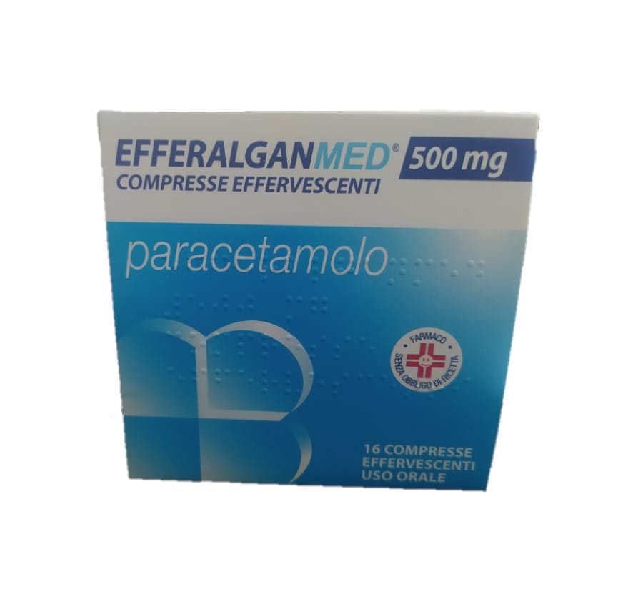GEKOFAR EFFERALGANMED 16 compresse effervescenti 500 mg