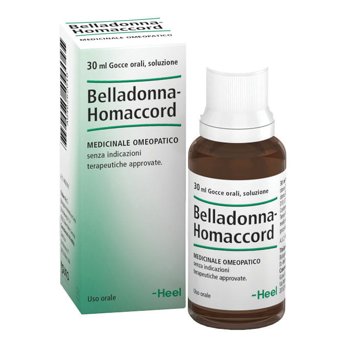 BELLADONNA HOMACCORD*gocce orali 30 ml flacone contagocce