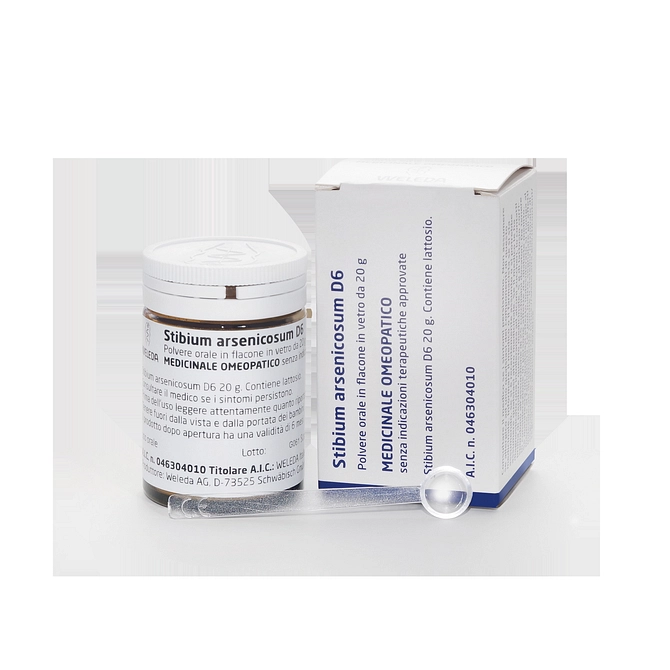 Stibium Arsenicosum*6 Dh Orale Polv 20 G Flacone