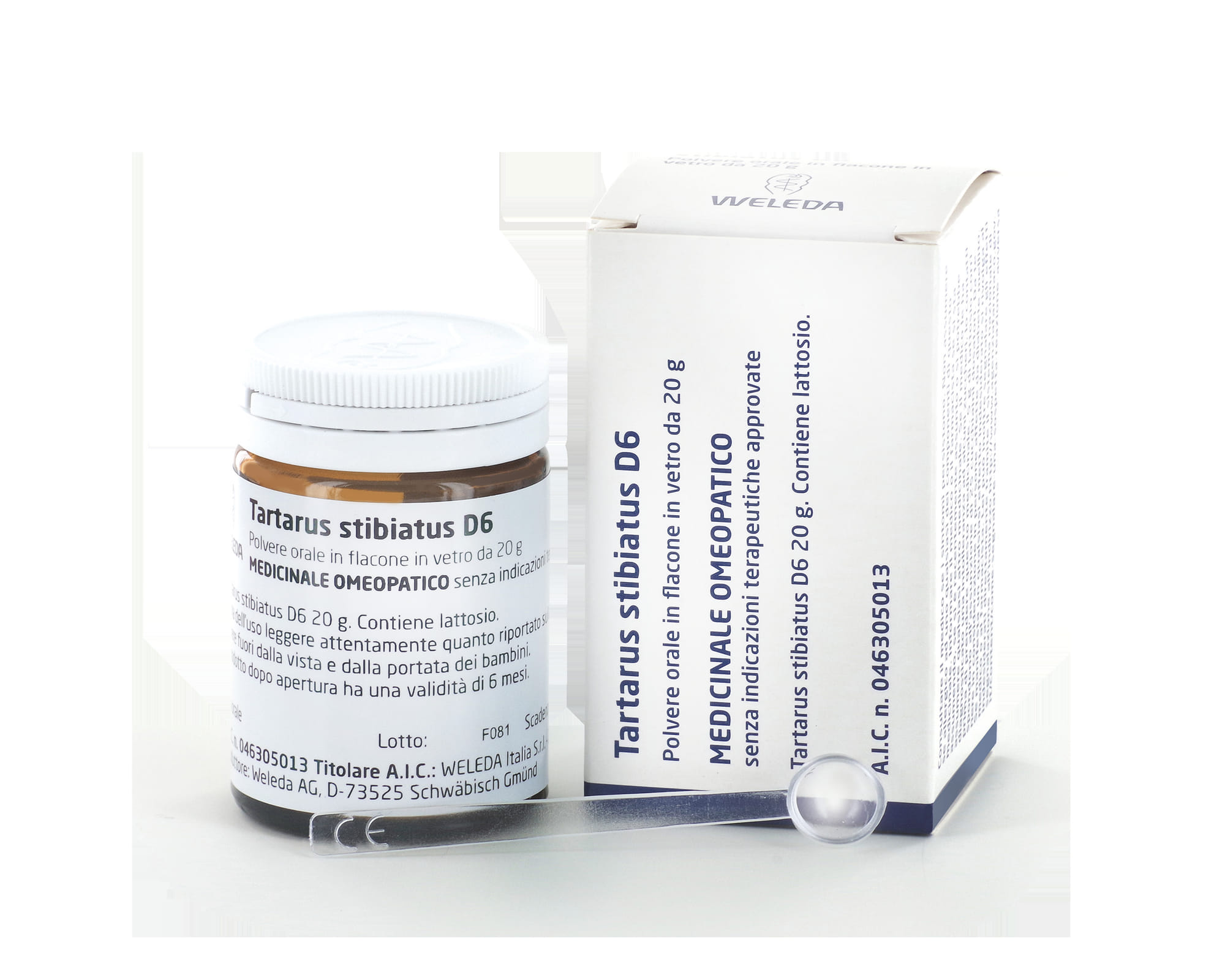 Tartarus Stibiatus*6 Dh Orale Polv 20 G Flacone