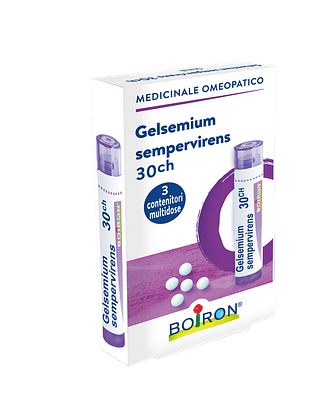 GELSEMIUM SEMPERVIRENS (BOIRON)*80 granuli 30 CH 3 contenitori multidose 4G