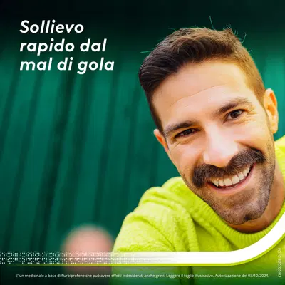 Aspi Gola Dolact Spray Antinfiammatorio e Antidolorifico per Mal di Gola Forte con Flurbiprofene, Flacone 15ml Aspi Gola Dolact Spray Antinfiammatorio e Antidolorifico per Mal di Gola Forte con Flurbiprofene, Flacone 15ml