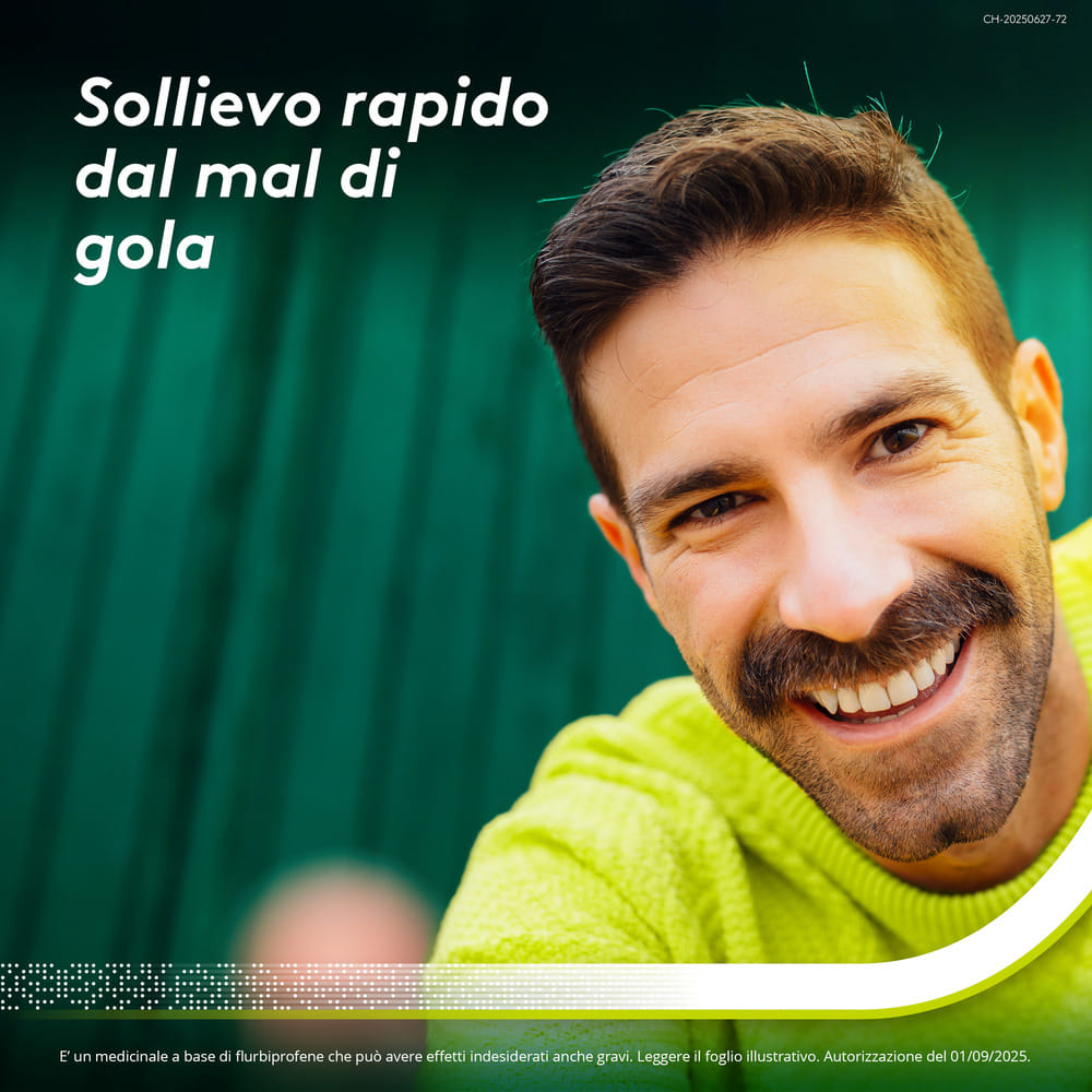 Aspi Gola Dolact Spray Antinfiammatorio e Antidolorifico per Mal di Gola Forte con Flurbiprofene, Flacone 15ml