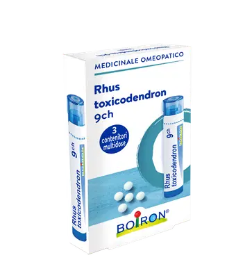 RHUS TOXICODENDRON (BOIRON)*80 granuli 9 CH 3 contenitori multidose 4G RHUS TOXICODENDRON (BOIRON)*80 granuli 9 CH 3 contenitori multidose 4G