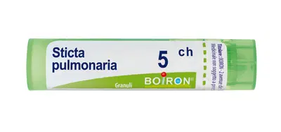 STICTA PULMONARIA (BOIRON)*80 granuli 5 CH contenitore multidose 4G STICTA PULMONARIA (BOIRON)*80 granuli 5 CH contenitore multidose 4G