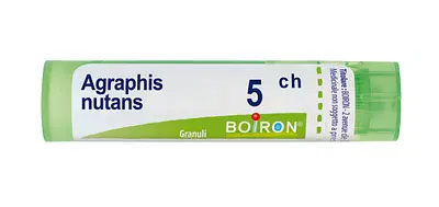 AGRAPHIS NUTANS (BOIRON)*80 granuli 5 CH contenitore multidose 4G AGRAPHIS NUTANS (BOIRON)*80 granuli 5 CH contenitore multidose 4G