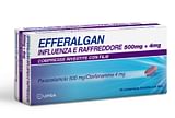 EFFERALGAN INFLUENZA E RAFFREDDORE 16 compresse rivestite 500 mg + 4 mg
