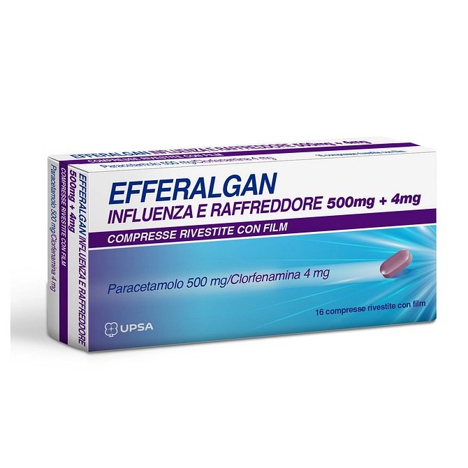 Efferalgan Influenza E Raffreddore 16 Cpr Riv 500 Mg + 4 Mg