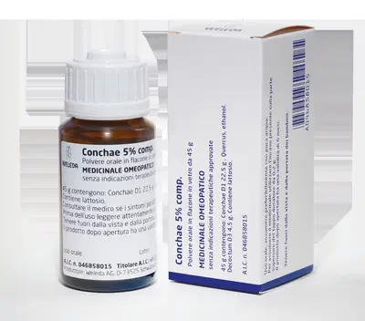 CONCHAE 5% COMP*polvere orale flacone 45 g CONCHAE 5% COMP*polvere orale flacone 45 g
