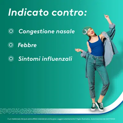 Aspirina Influenza e Naso Chiuso Antidolorifico Decongestionante contro Sintomi Influenzali, 20 Buste Aspirina Influenza e Naso Chiuso Antidolorifico Decongestionante contro Sintomi Influenzali, 20 Buste