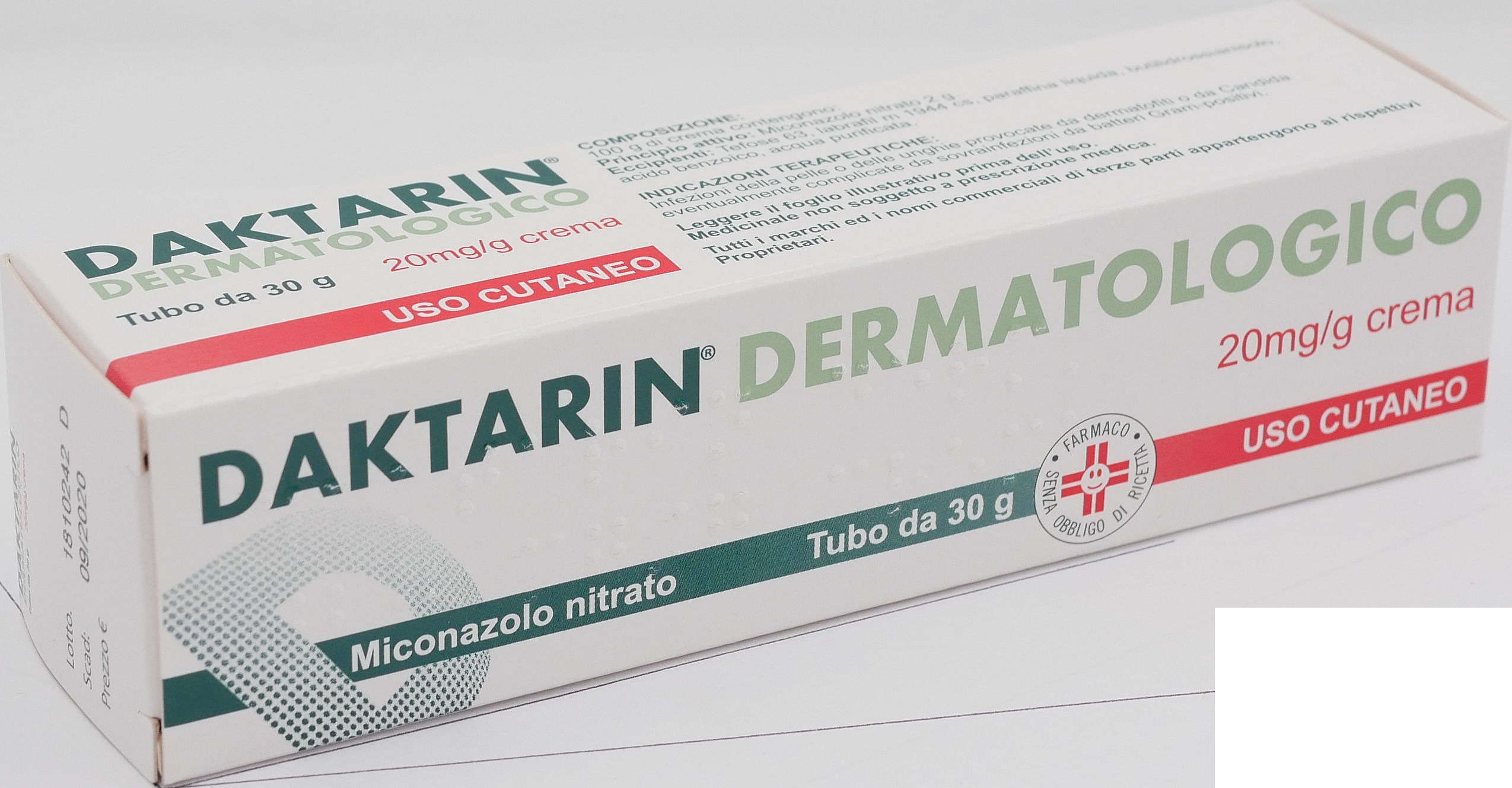 Gmm Farma Daktarin Crema Dermatologica 30 G 2%