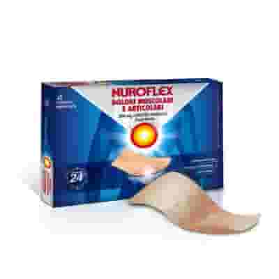 NUROFLEX CEROTTI 4PZ cerotti antinfiammatori e antidolorifici contro mal di schiena, dolori muscolari e articolari 