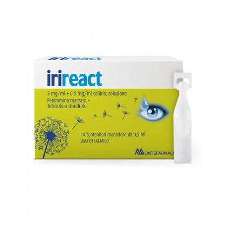 Irireact Collirio 10 Flaconcini 0,5 Ml