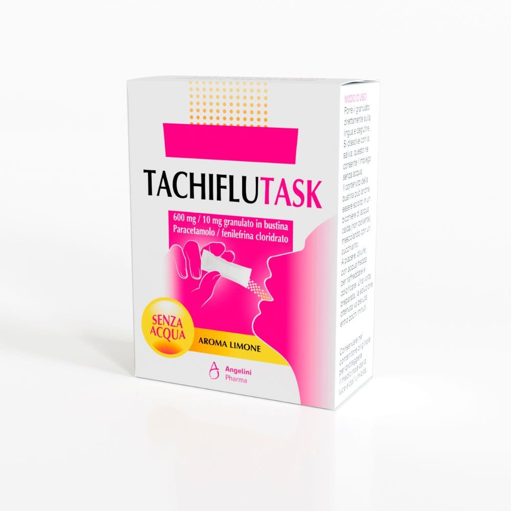 TACHIFLUTASK 10 bustine 600 mg + 10 mg