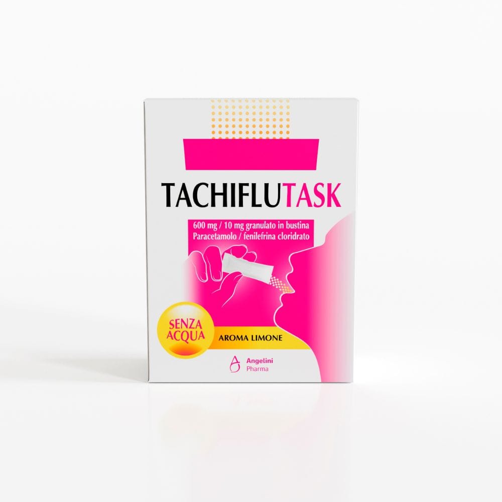 TACHIFLUTASK 10 bustine 600 mg + 10 mg