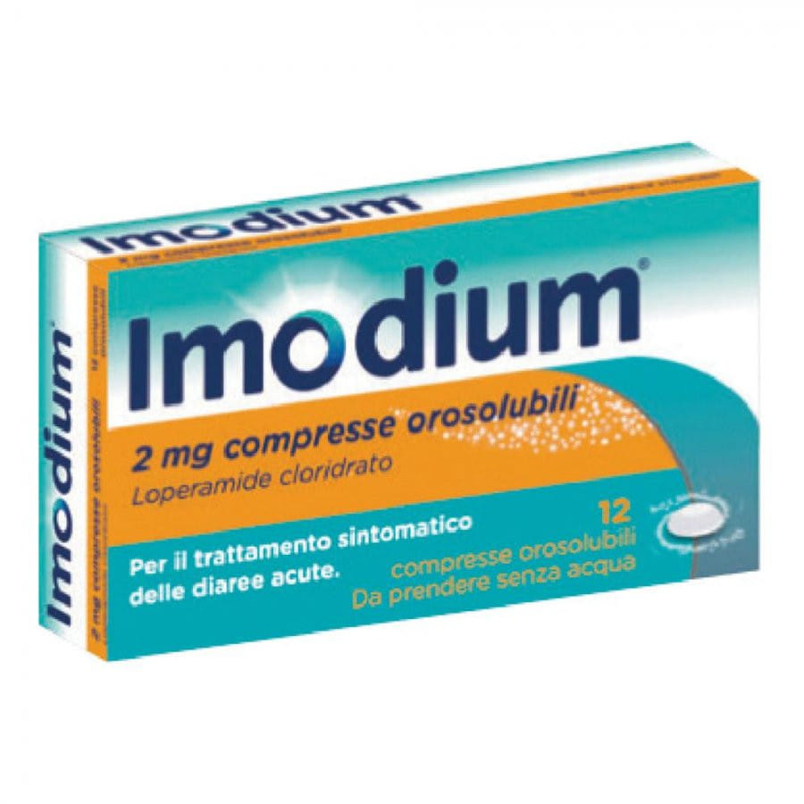 FARMED IMODIUM 12 compresse orosolubili 2 mg