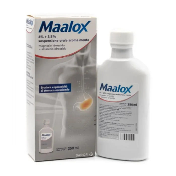 New Pharmashop Maalox*Os Sosp 250 Ml 4%+3,5%