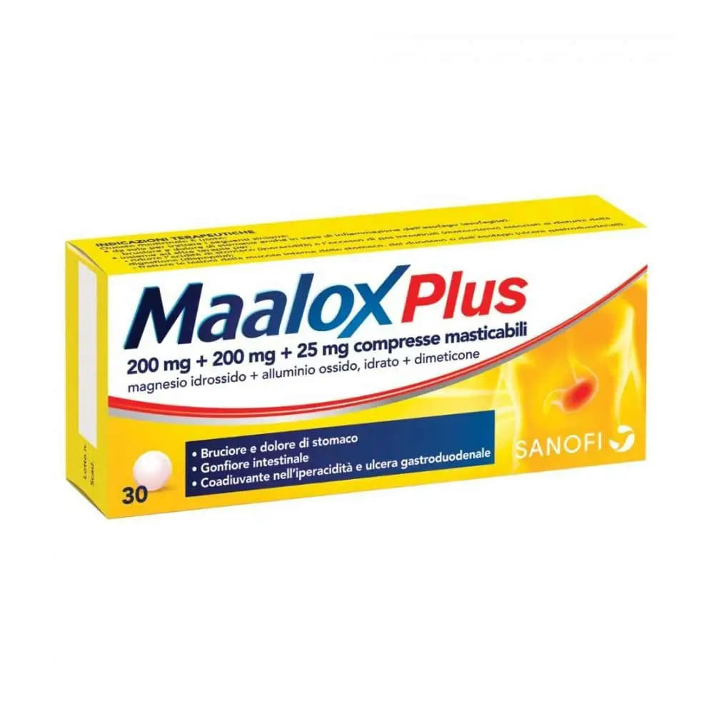 FARMED MAALOX PLUS 30 compresse masticabili