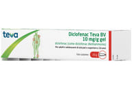 DICLOFENAC TEVA gel 60 g 10 mg/g