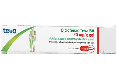 Diclofenac Teva Gel 60 G 20 Mg/G