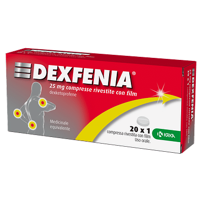 DEXFENIA 20 compresse rivestite 25 mg