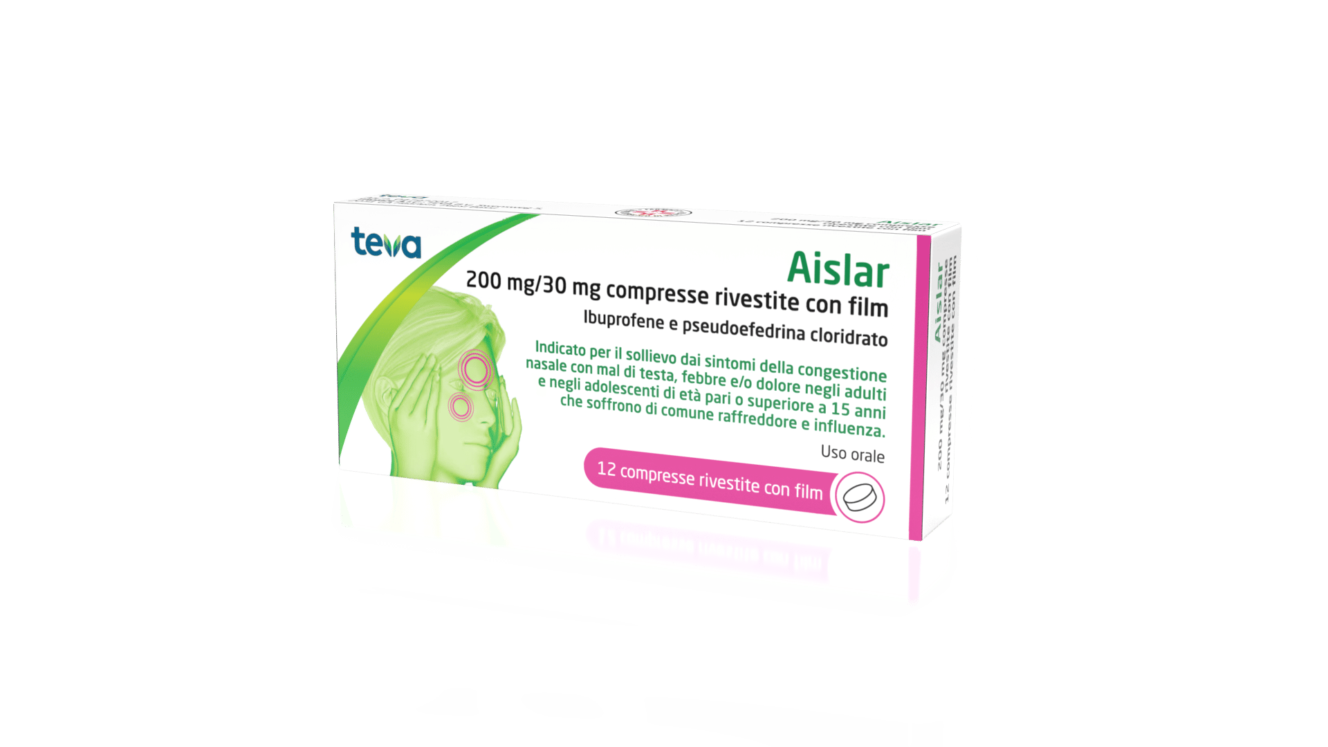 AISLAR*12CPR RIV 200MG+30MG