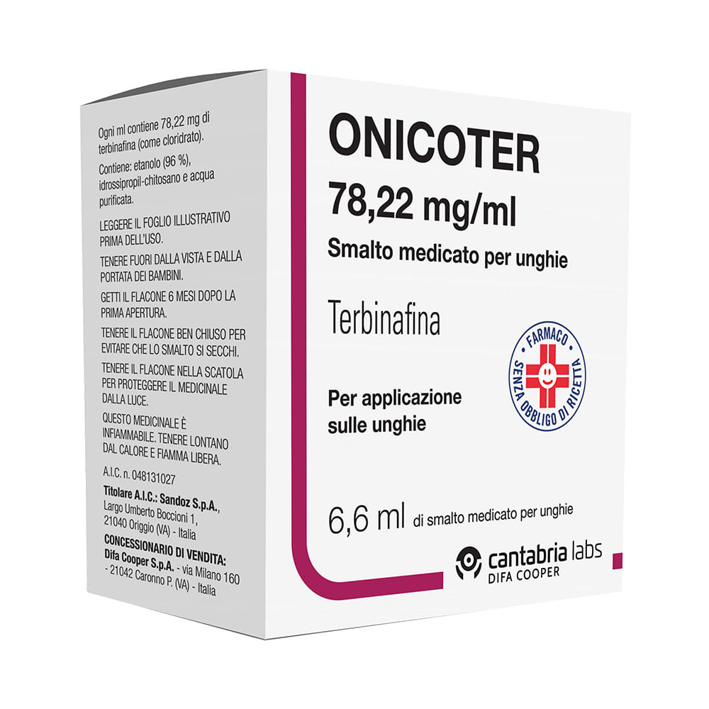 ONICOTER smalto medicato 1 flacone 6,6 ml
