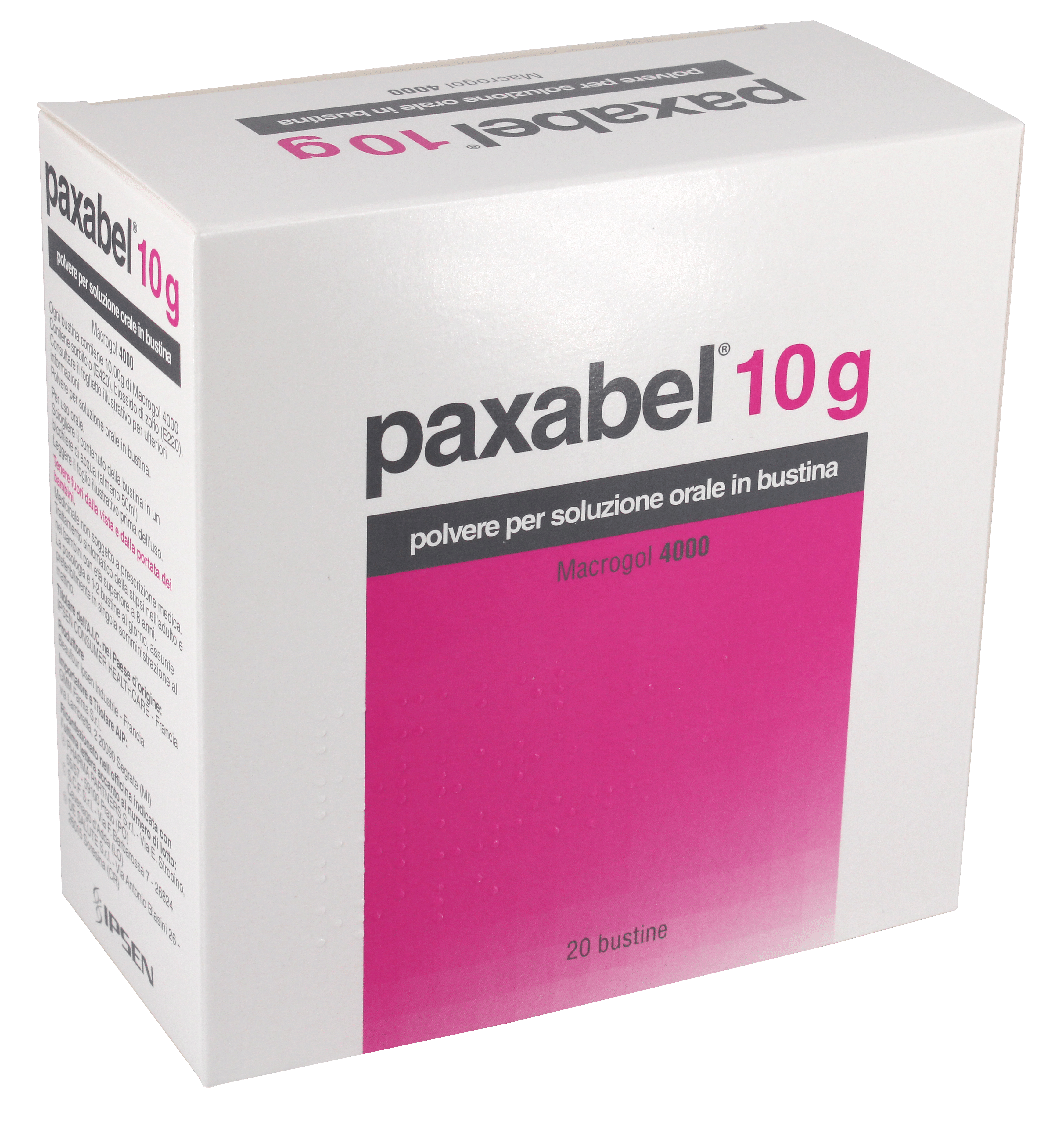 Paxabel Polvere Orale 20 Bustine 10 G