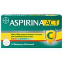 AspirinaACT C Antinfiammatorio e Antidolorifico per Febbre e Influenza con Vitamina C, 10 Compresse Effervescenti