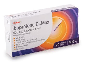 IBUPROFENE (DR MAX) 20 capsule molli 400 mg