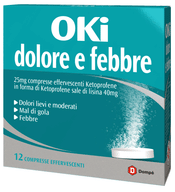 OKI DOLORE E FEBBRE 12 compresse effervescenti 25 mg