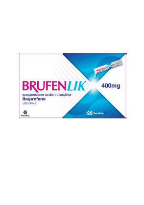 BRUFENLIK 20 bustine sospensione orale 400 mg 10 ml