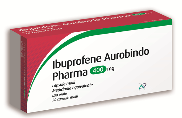 Ibuprofene Aur*20 Cps Mol 400 Mg