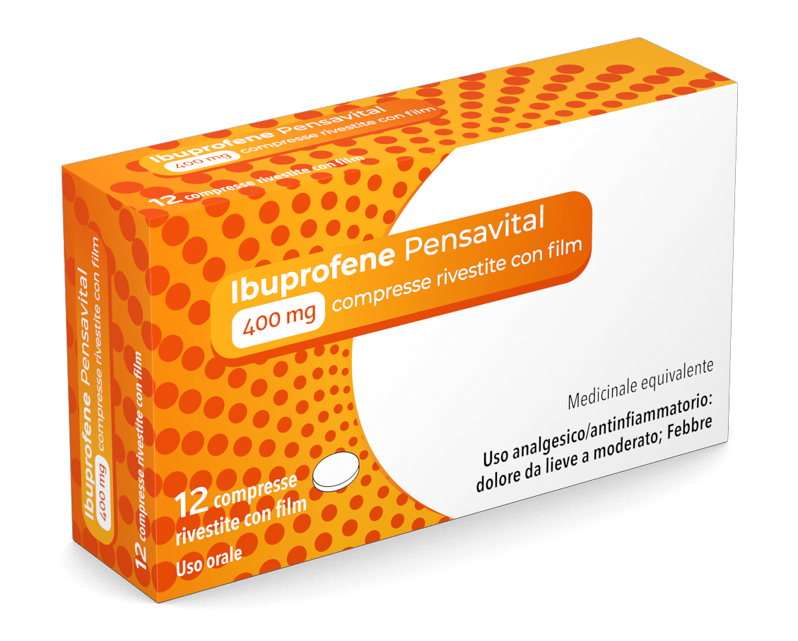 Ibuprofene Pensa*12 Cpr 400 Mg