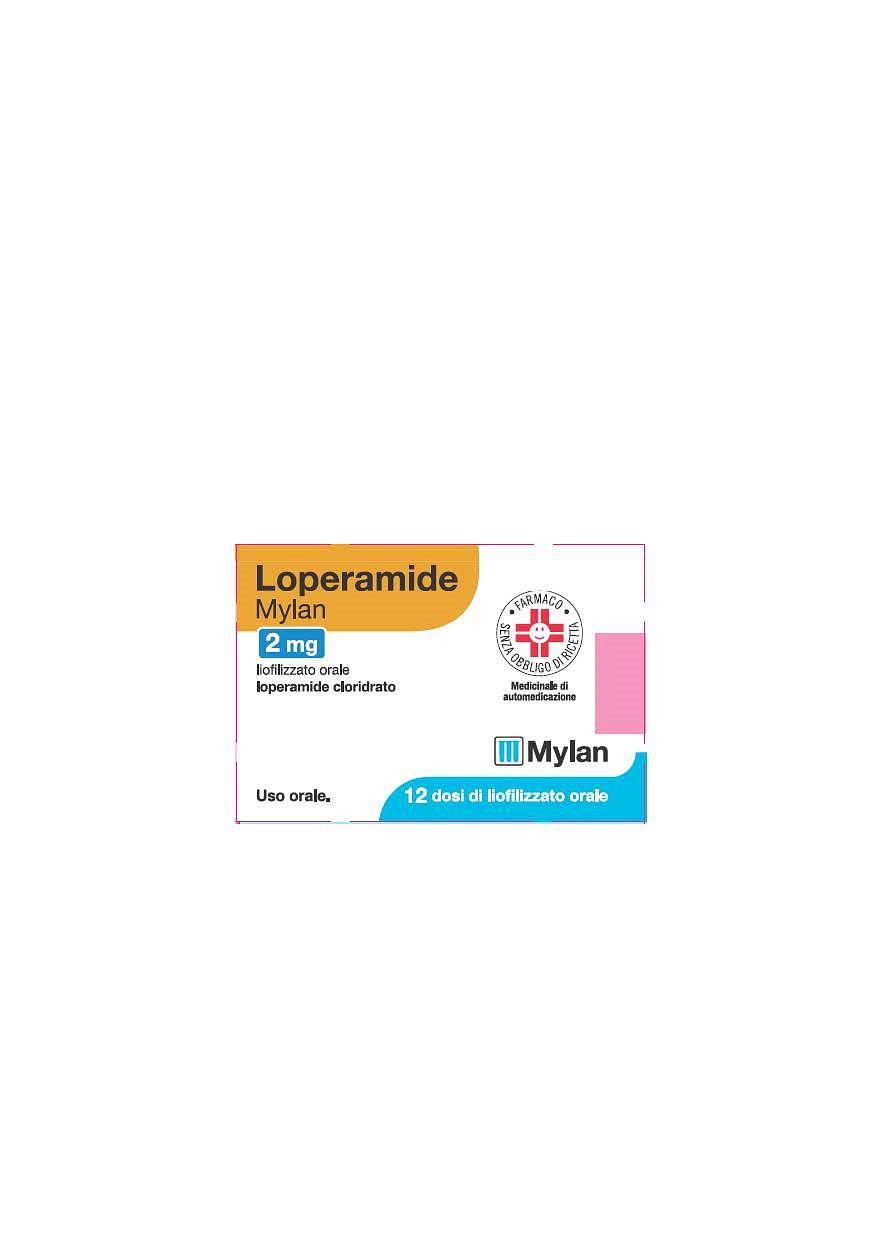 Loperamide Mylan 12 Dosi Liofilizzate 2 Mg