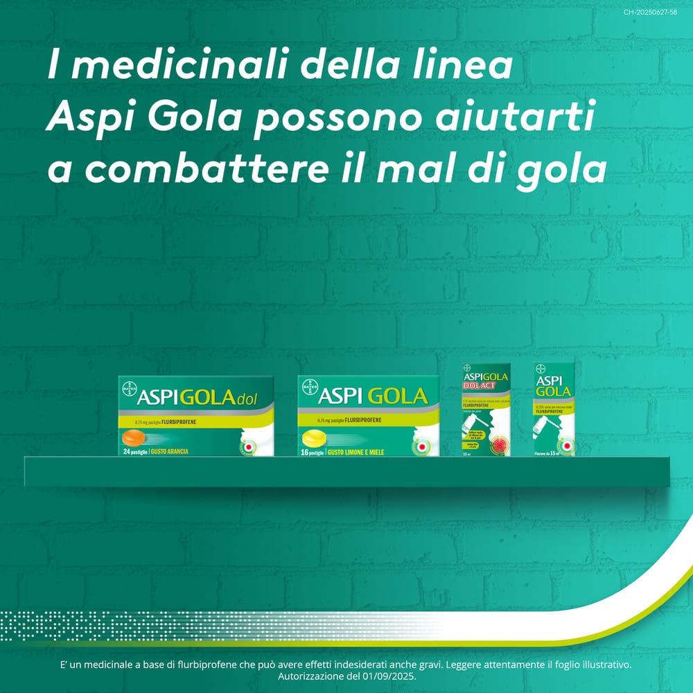 ASPIGOLADOL*16PASTL 8,75MG