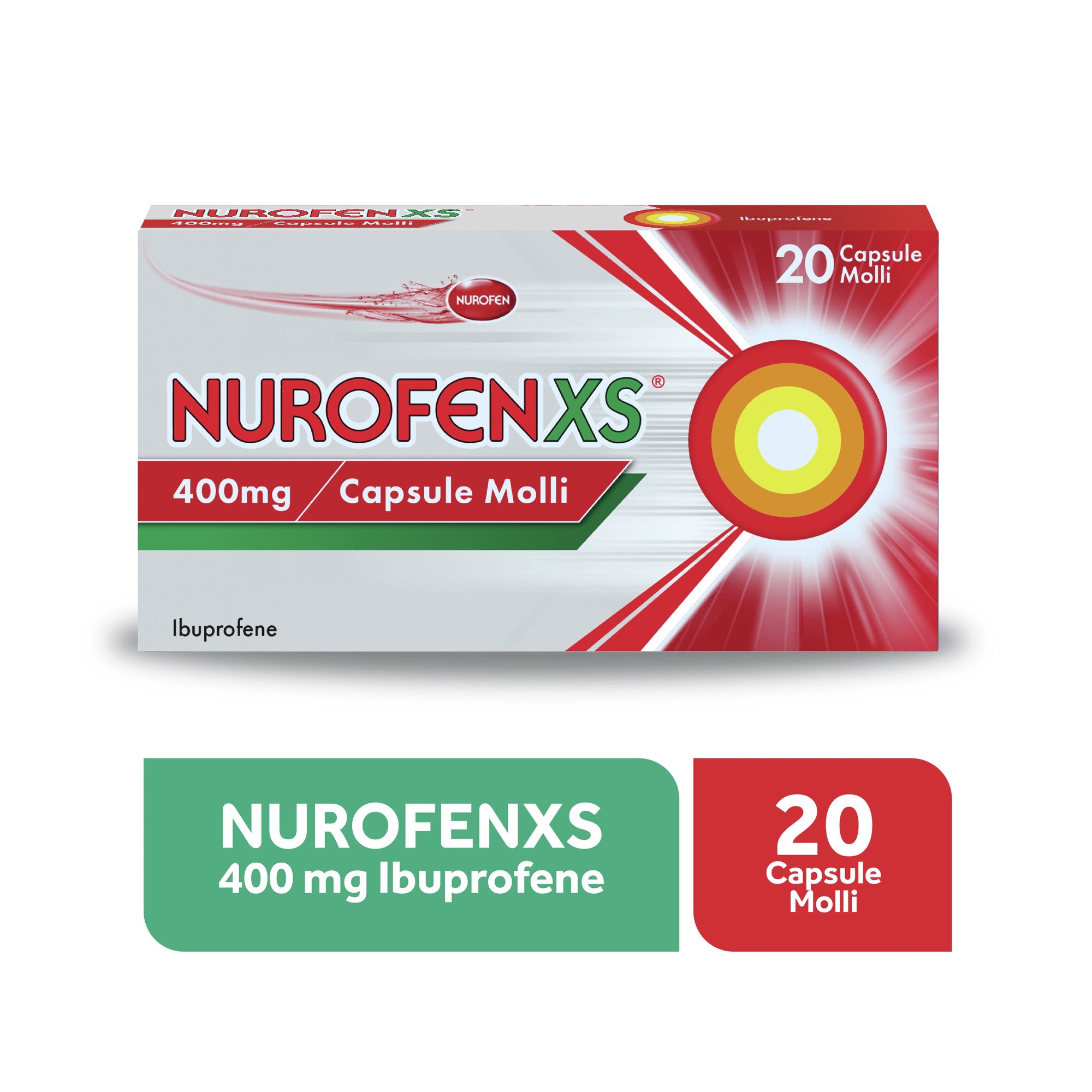 Nurofenxs*20 Cps Molli 400 Mg