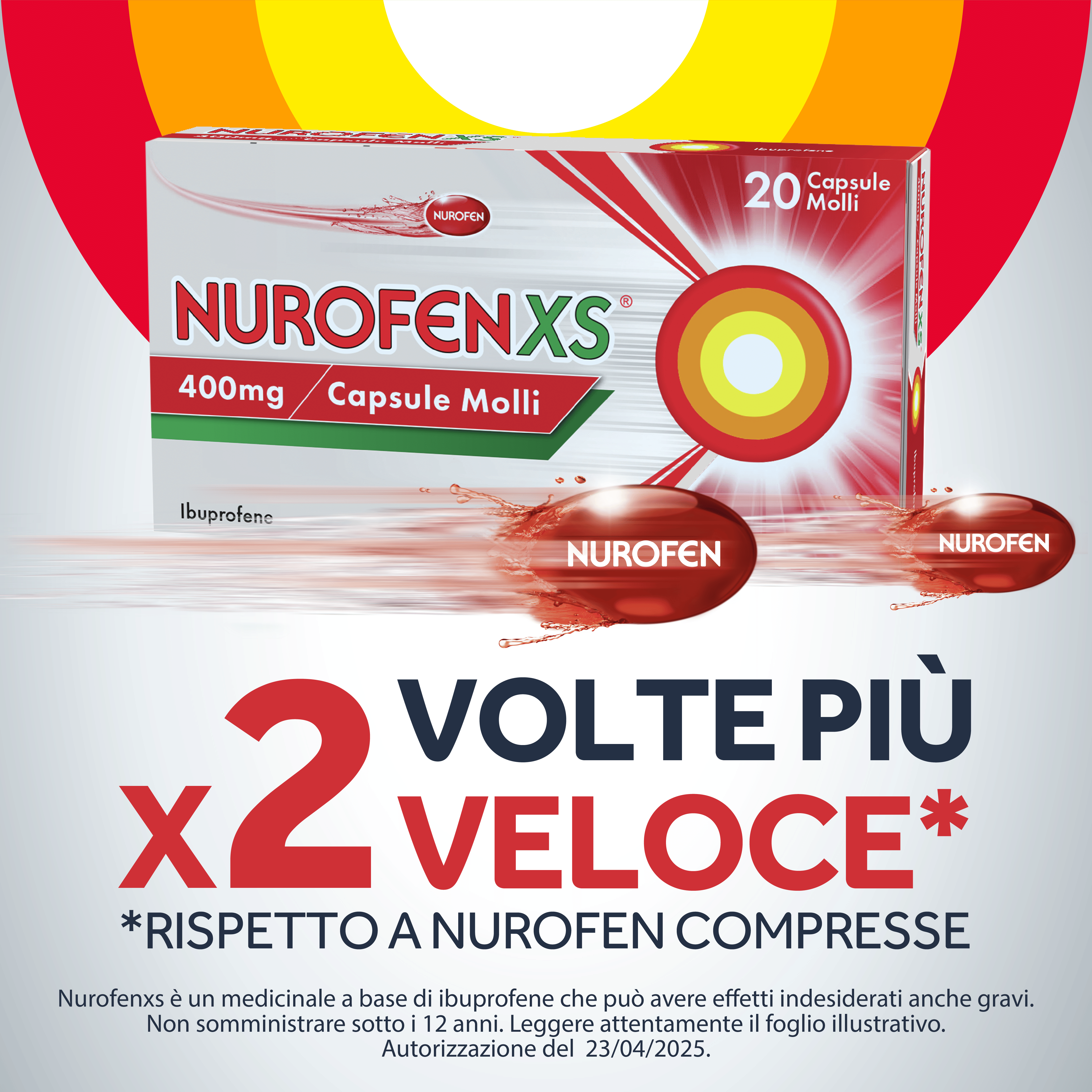 NUROFENXS*20CPS MOLLI 400MG
