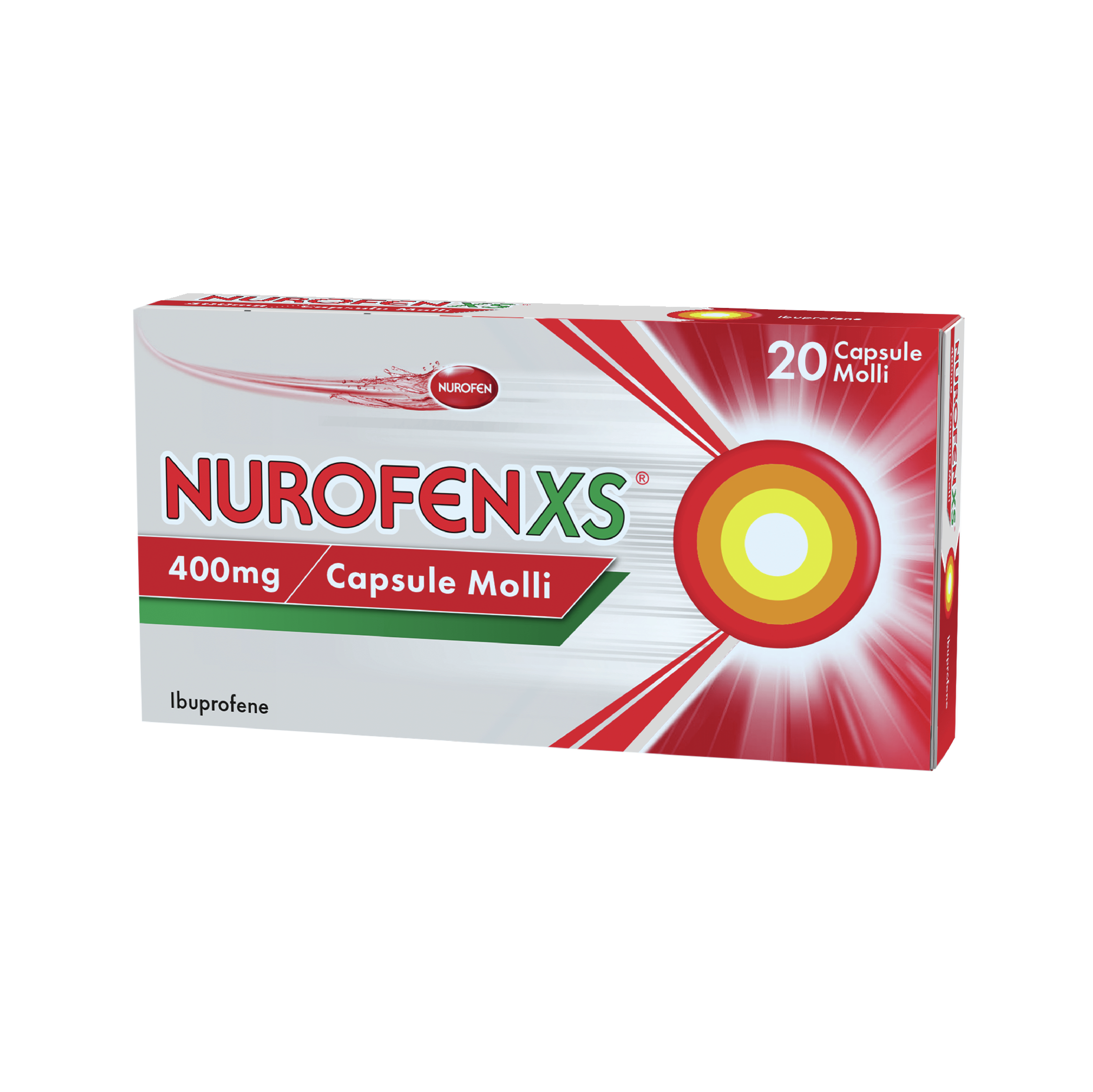 NUROFENXS*20CPS MOLLI 400MG