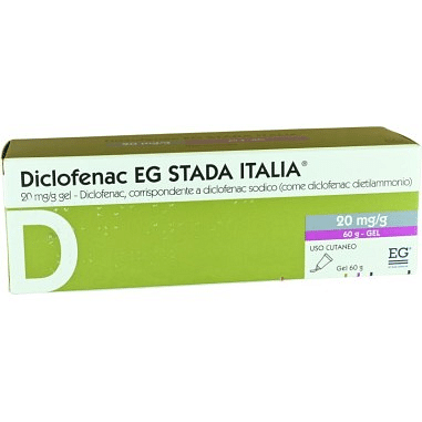 Diclofenac Eg*Gel 60 G 20 Mg/G