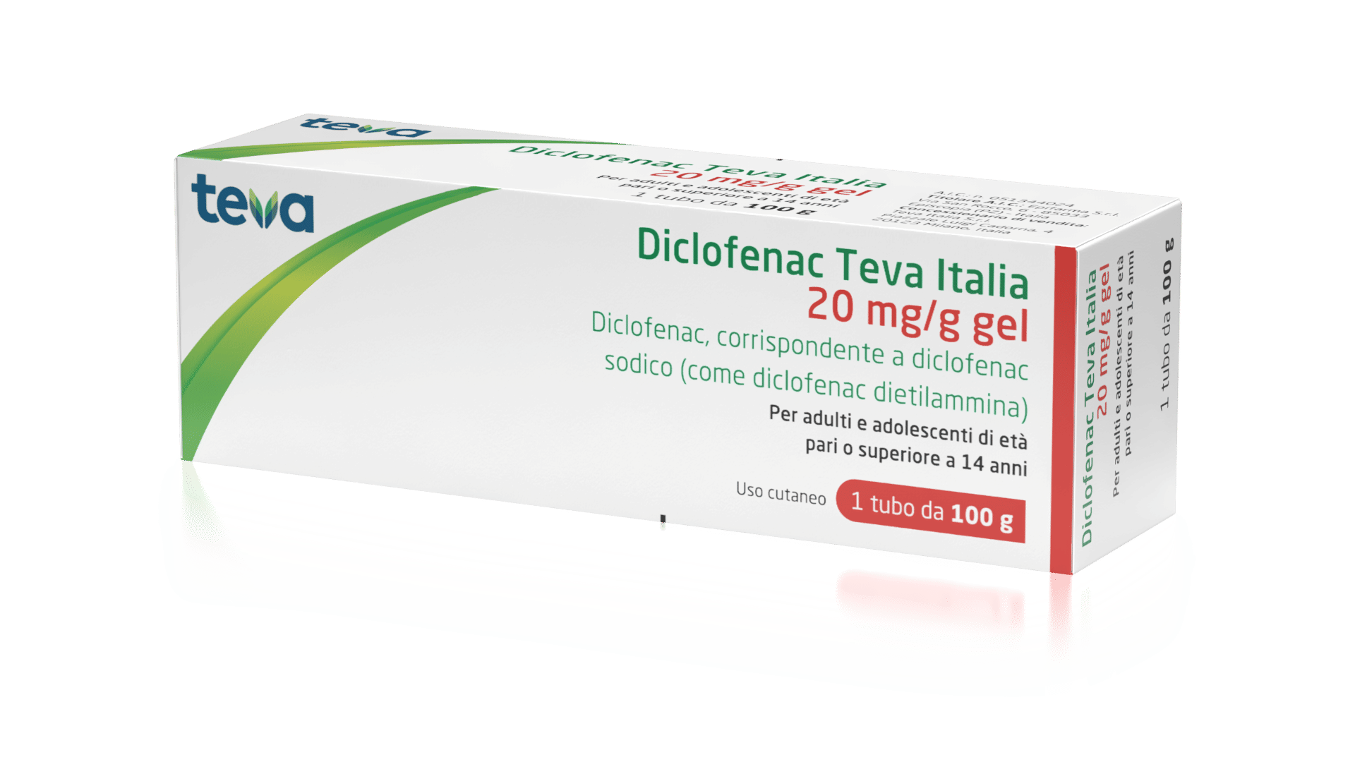 DICLOFENAC TE*GEL 100G 20MG/G
