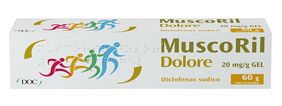 MUSCORIL DOLORE*GEL 60G 20MG/G