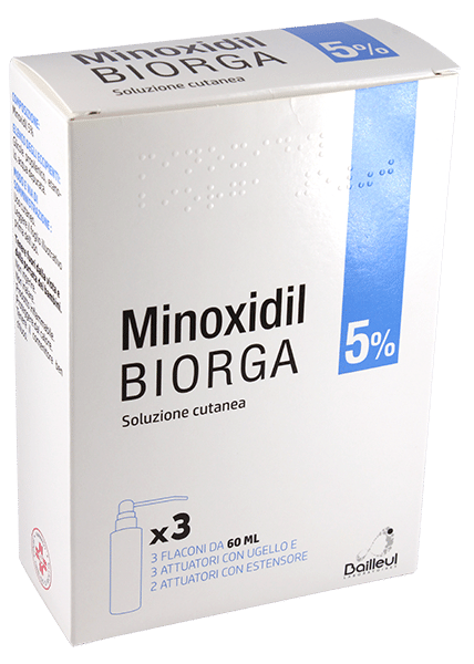 MINOXIDIL BIORGA*SOL CUT 3FL5%