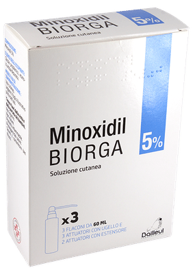 MINOXIDIL BIORGA*SOL CUT 3FL5%