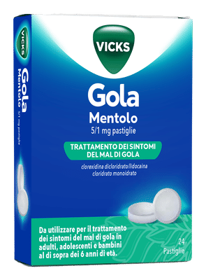VICKS GOLA*24PAST 5+1MG MENTOL