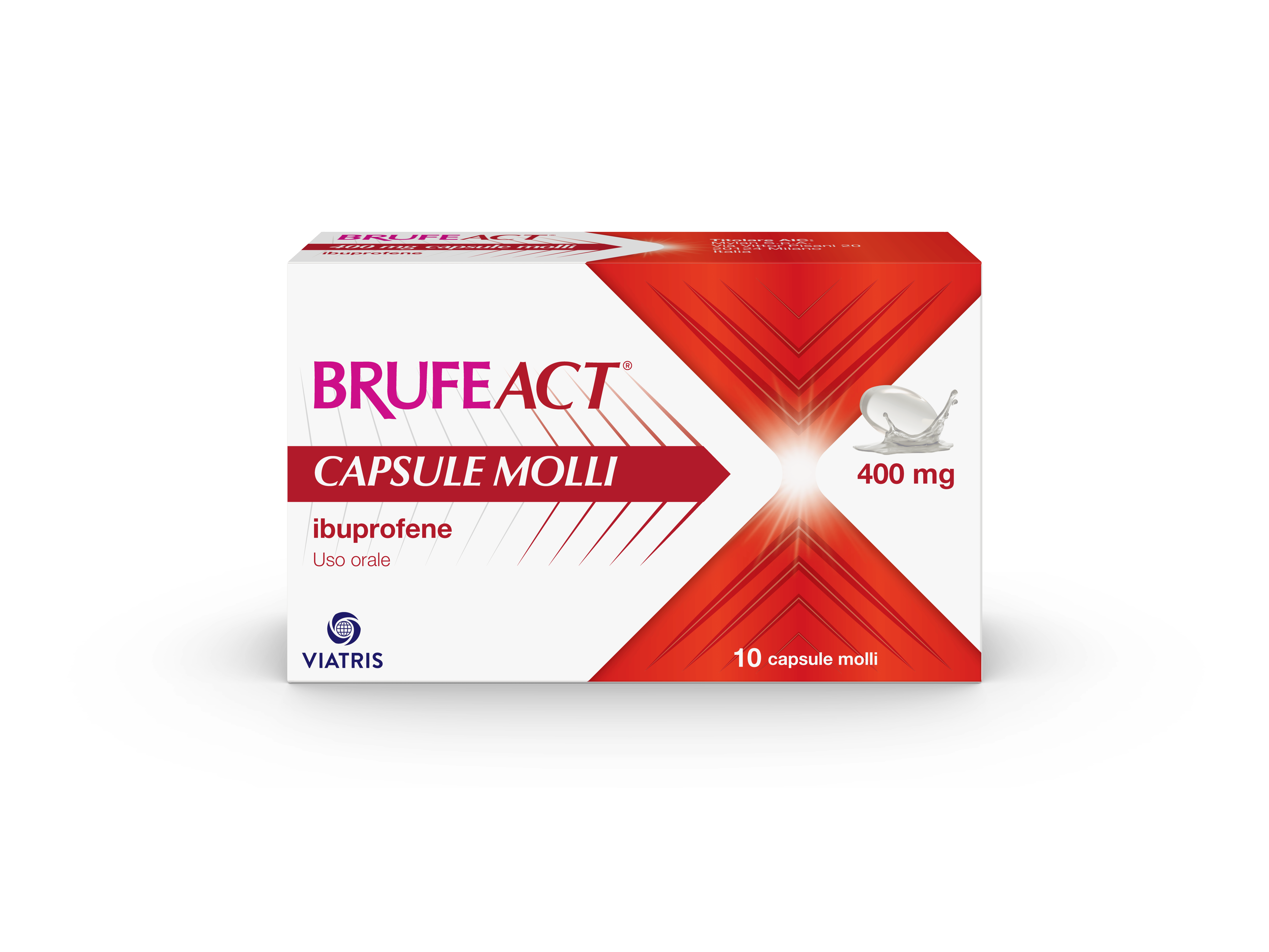 BRUFEACT 400 MG IBUPROFENE CAPSULE MOLLI - 10 CAPSULE MOLLI